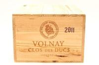 (6) 2011 Domaine Marquis d'Angerville Clos des Ducs, Volnay Premier Cru (OWC)