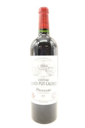 (1) 2003 Chateau Grand-Puy-Lacoste, Pauillac