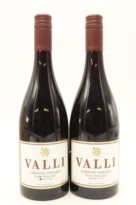 (2) 2021 Valli Gibbston Vineyard Pinot Noir, Gibbston