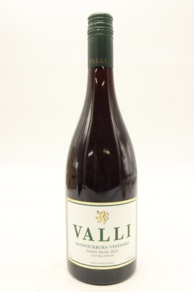 (1) 2021 Valli Bannockburn Vineyard Pinot Noir, Bannockburn