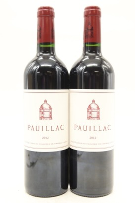 (2) 2012 Chateau Latour Le Pauillac de Latour, Pauillac