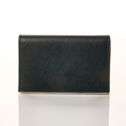 Prada, Black Saffiano Card Holder