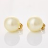 Christian Dior, Mise En Dior Tribal, Faux Pearl Clip on Earrings with Box