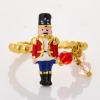 Les N&eacute;r&eacute;ides, Nutcracker Figurine Ring, Size P 1/2