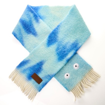Loewe, Studio Ghibli 49% Wool / 47% Mohair / 4% Polyamide Scarf with Box