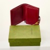 Gucci, Red Jackie Card Case Wallet with Box - 2