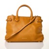 Burberry, Tan Leather The 2-Way Banner Bag