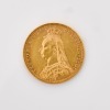 22ct Yellow Gold, 1887 Full Sovereign Coin - 2