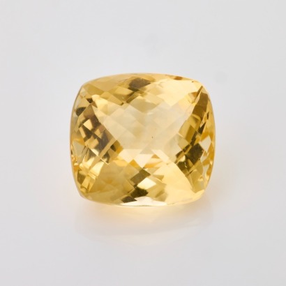 Loose 28.60ct Rectangular Checker Board Cut Citrine