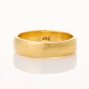 18ct Yellow Gold, 5mm Wide Plain Band, Size N