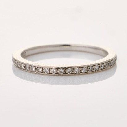 Platinum, Fine, 0.20ct Diamond Band