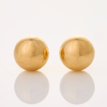 9ct Yellow Gold, Small 5.8mm Ball Stud Earrings