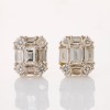 18ct White Gold, 0.60ct Diamond Stud Earrings