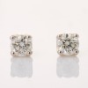18ct White Gold, 0.45ct Diamond Stud Earrings