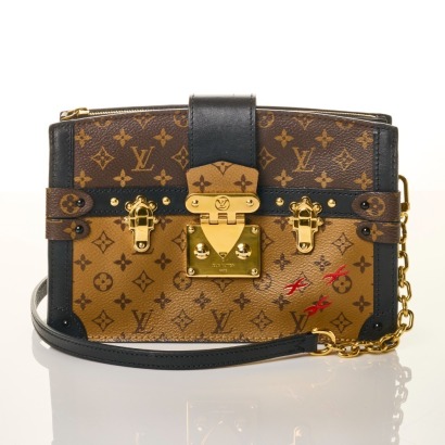 Louis Vuitton, Reverse Monogram Trunk Clutch