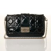 Christian Dior, Black Patent Leather Wallet on Chain