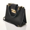 Furla, Black 2-Way Leather Handbag - 2