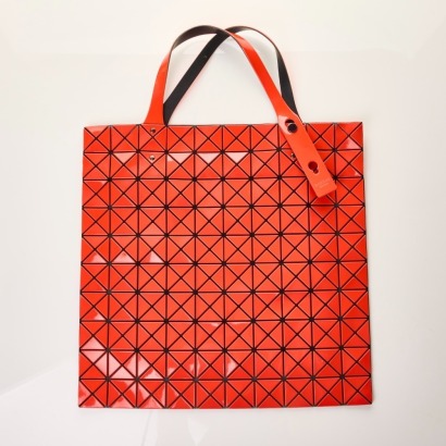 Issey Miyake, Neon Red Baobao Bag