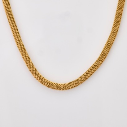 Avon, Vintage, 40cm Gold-tone Mesh Rope Choker