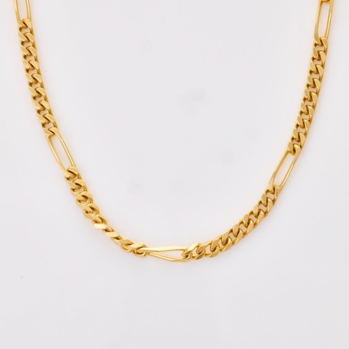 Christian Dior, Gold Plated, 46cm Figaro Necklace