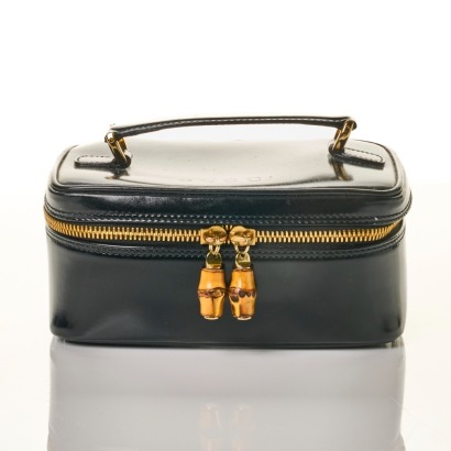 Gucci, Black Box Leather Vanity Case