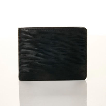 Louis Vuitton, Black Epi Leather Bifold Wallet