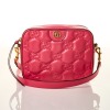 Gucci, Fushcia Leather Matelass&eacute; Shoulder Bag