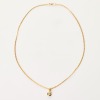18ct / 9ct Yellow Gold, 0.30ct Diamond Pendant on 45cm Curb Chain - 2