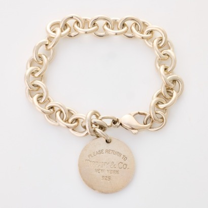 Tiffany & Co, Return to Tiffany Sterling Silver Bracelet with Box