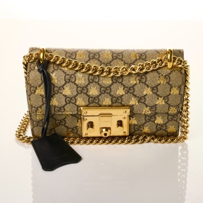 Gucci, Padlock GG Supreme Mini Bag with Box