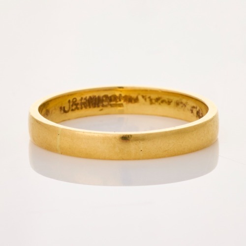 18ct Yellow Gold, 2.66mm Wide Plain Band