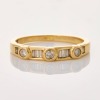 14ct Yellow Gold, Modern, .25ct Diamond Dress Ring