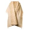 Burberry, Beige Reversible 55% Wool / 45% Cashmere Cape
