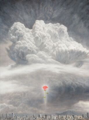 CHEN JIANGUO Rose in the Sky
