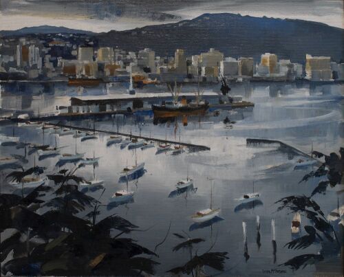 PETER MCINTYRE Evening, Boat Harbour, Wellington