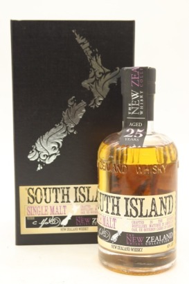(1) New Zealand Whisky Collection Willowbank South Island 25 Year Old, 40% ABV, 350ml (GB)