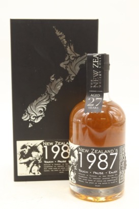 (1) New Zealand Whisky Collection '1987 Touch Pause Enjoy' 27 Year Old New Zealand Single Malt Whisky, 43% ABV, 500ml (GB)