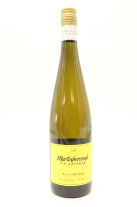 (1) 2017 Martinborough Vineyard Manu Riesling, Martinborough
