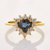 18ct Yellow Gold, Modern, Important 0.81ct Alexandrite / .41ct Diamond Ring by H Stern