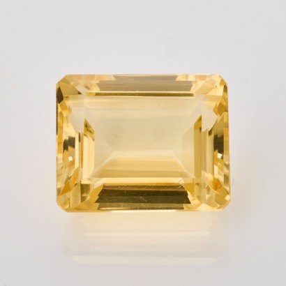 One Loose, 32.5ct Rectangular Cut Citrine