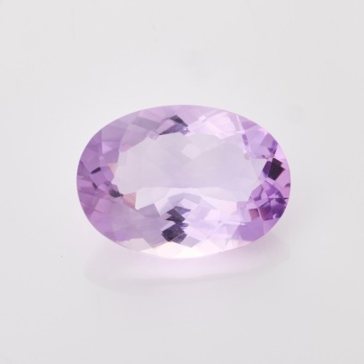 One Loose, 18.7ct Oval Mixed Cut Amethyst