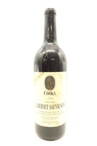 (1) 1983 Cooks Cabernet Sauvignon, Hawkes Bay