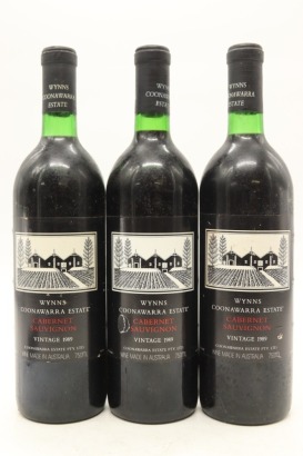(3) 1989 Wynns Coonawarra Estate Black Label Cabernet Sauvignon, Coonawarra