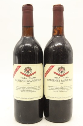 (2) 1984 Villa Maria Private Bin Cabernet Sauvignon, Hawke's Bay (MS)