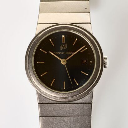 Titanium, 26mm Porsche Design SL by IWC, Ref. 4517 Automatic Wristwatch, circa 1984