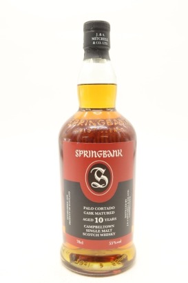 (1) Springbank 10 Year Old Sherry Series Palo Cortado 2023 Release Single Malt Scotch Whisky, 55% ABV