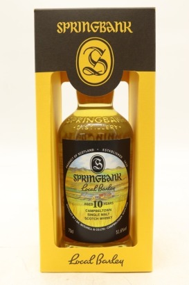 (1) Springbank 2021 Local Barley 10 Year Old Single Malt Scotch Whisky, 51.6% ABV (GB)