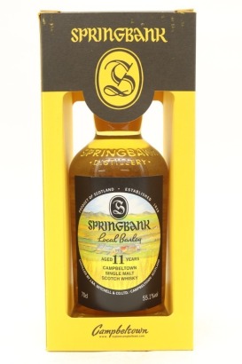 (1) Springbank Local Barley 11 Year 2022 Release Old Single Malt Scotch Whisky, 55.1% ABV