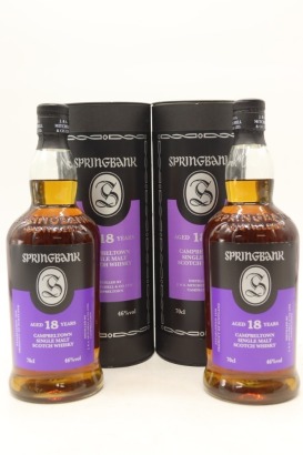 (2) Springbank 18 Year Old 2021 Release Single Malt Scotch Whisky, 46% ABV (GB)