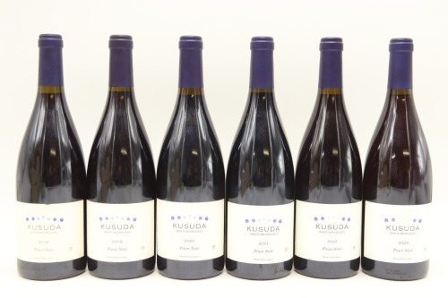 (1) 2018-2023 Kusuda Pinot Noir Vertical Collection, Martinborough, 6 Bottles Sold as One Lot